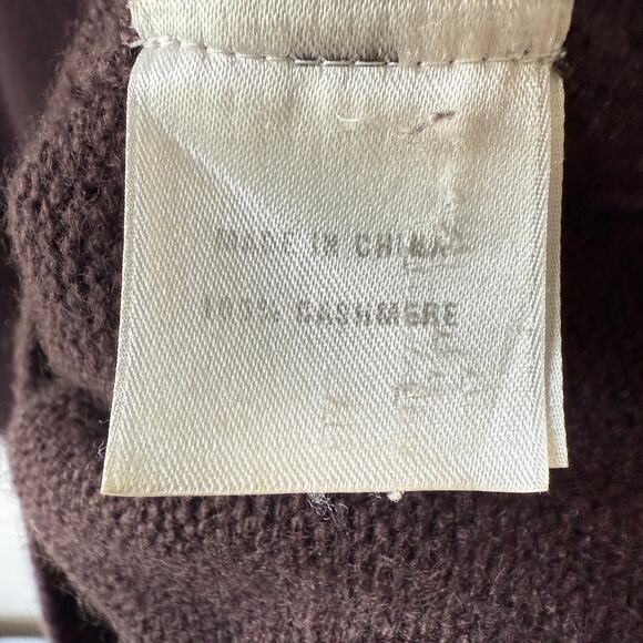 St. John Sport Brown Cashmere Gold tone buttondown sweater size 2X - Picture 7 of 13